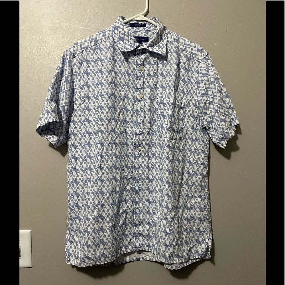 Alan  Flusser short sleeve button  down